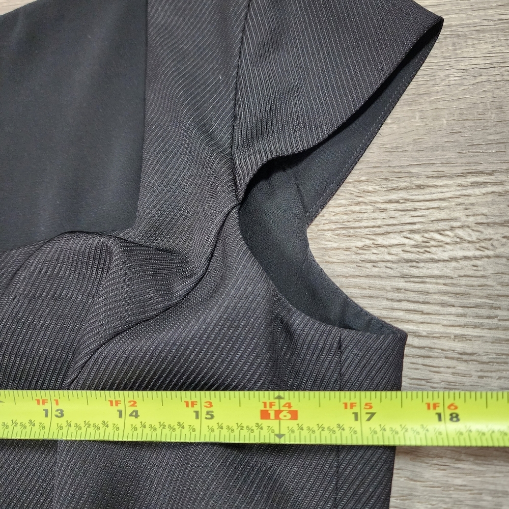 ARMANI COLLEZIONI Made In Italy Black Classic Cocktail Dress 8 - Picture 7 of 16